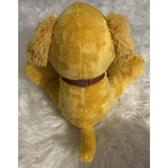 Disney Big Feet Plush 10" Dug Up Pixar Puppy Dog Brown Toy Parks Exclusive - Picture 4 of 6